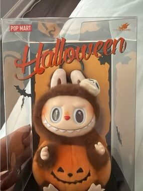 POP MART Halloween Pumpkin Costume Plush - Brown & Orange